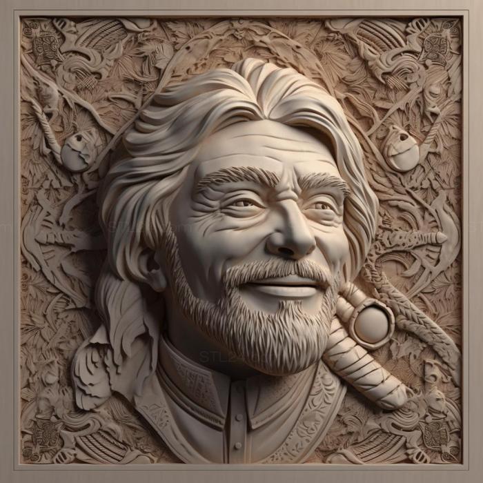 Famous (Richard Branson 2, 3DFMS_7881) 3D models for cnc